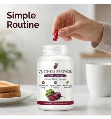 Zenthers beetroot supplement capsules
