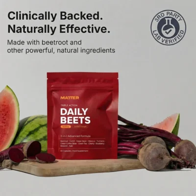 Matter Triple Action Daily Beets with beetroot, hibiscus and grape seed